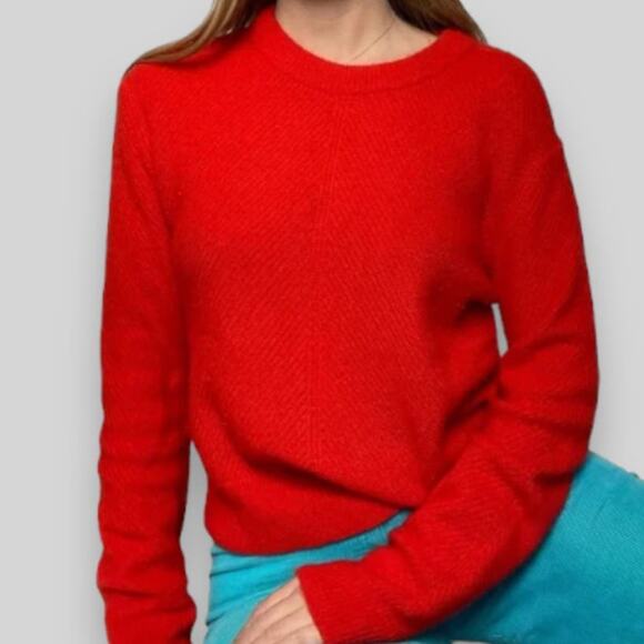 Rag & Bone Cashmere Knit Sweater in Red | Size M - Picture 7 of 8